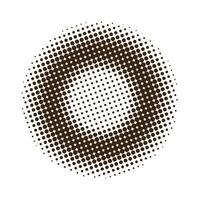 Abstract halftone circle vector