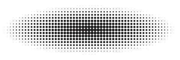 Halftone circular background vector