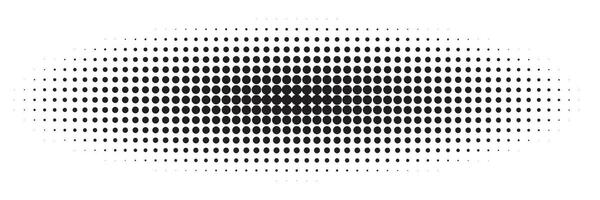 Halftone circular background vector