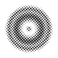 Halftone dot pattern texture vector