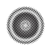 Abstract halftone dots vector
