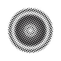 Abstract halftone dots vector