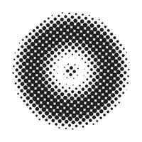 Halftone dot pattern texture vector