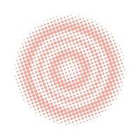Abstract grunge halftone circles shapes vector