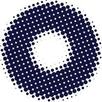 Halftone circular background vector