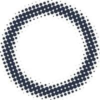 Halftone circular background vector
