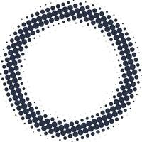 Halftone circular background vector