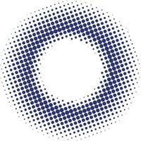 Halftone circular pattern and vector dots