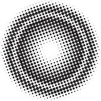 Halftone circular background vector