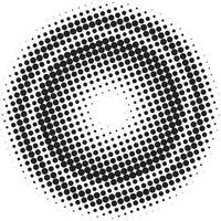 Halftone circular background vector