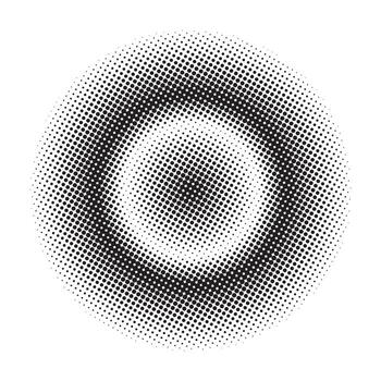 Halftone dot pattern texture background vector