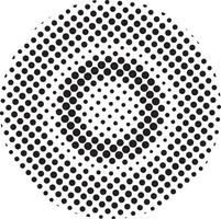 Circle halftone pattern background vector