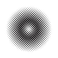 Abstract grunge halftone circle design vector