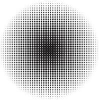 Halftone circular pattern vector