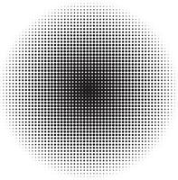 Halftone circular pattern vector