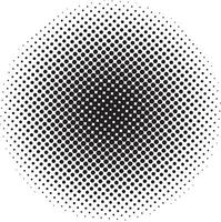Halftone circular dots  vector