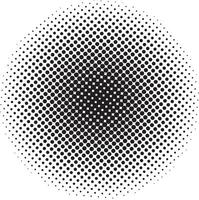 Halftone circular dots  vector