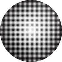 Halftone circular pattern vector