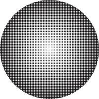 Halftone circular pattern vector