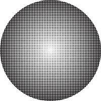 Halftone circular pattern vector