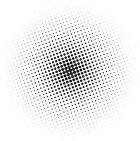 Halftone circular dots  vector
