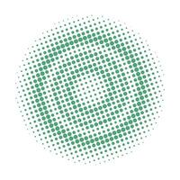 Abstract halftone circle vector