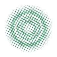 Abstract halftone circle vector