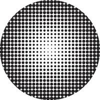 Halftone circular dots  vector