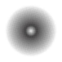 Circle halftone pattern vector