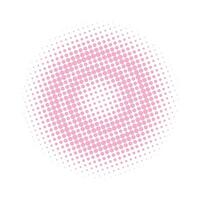 Abstract grunge halftone circle vector