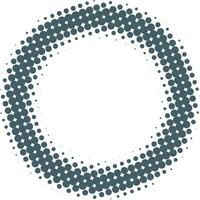 Halftone circular pattern and vector dots
