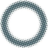 Halftone circular pattern and vector dots