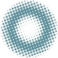 Halftone circular pattern and vector dots