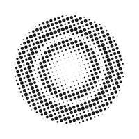 Halftone circular background vector