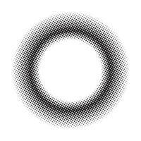 Abstract black halftone circle background vector