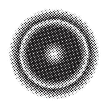 Halftone dot pattern texture background vector