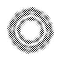 Circle halftone pattern background vector