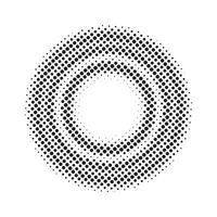 Circle halftone pattern background vector