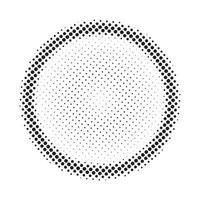 Abstract halftone circle vector