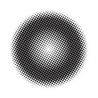fondo de patrón de semitono de círculo vector