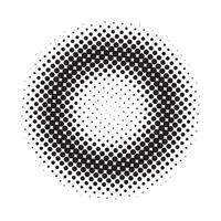 Abstract grunge halftone circle design vector