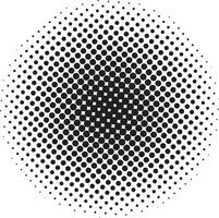 Halftone circular dots  vector