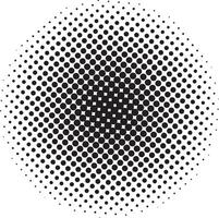 Halftone circular dots  vector