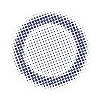 Circle halftone pattern vector