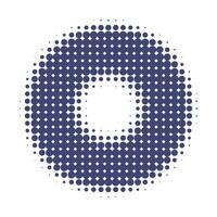 Circle halftone pattern vector