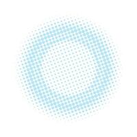 Abstract grunge halftone circles shapes vector