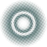 Abstract grunge halftone circles shapes vector