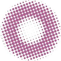 Halftone circular pattern and vector dots