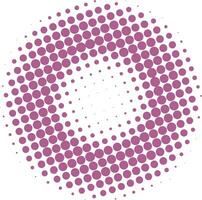 Halftone circular pattern and vector dots