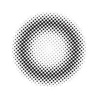 Abstract halftone circle vector